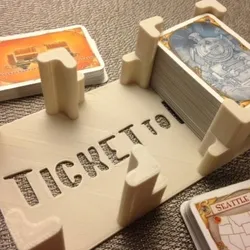 "Ticket to Ride" card holder
