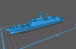 Type 055 destroyer Modern Day Warship 3D print model