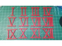 Clock Numbers, Roman Numerals