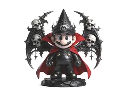 Devil Mario - Free 3D Print Model