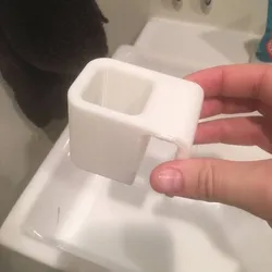 Ikea Hack: Hair Straightener Holder for LILLÅNGEN sink