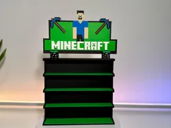 Minecraft kinder display stand figurine  - Free 3D Print Model