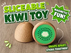 Sliceable magnetic kiwi - Free 3D Print Model