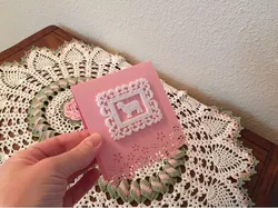 Small Victorian Frame with sheep