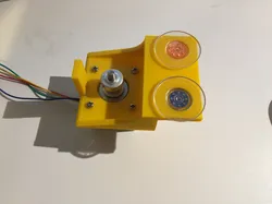 Suction Cup Glass Mount Bracket for Polargraph Stepper Motor (Remix)