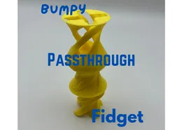 Bumpy Passthrough Fidget - Free 3D Print Model