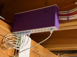 Easy Wall Mount Patch Panel Keystone Box (12 Port) - Free 3D Print Model