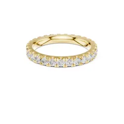 Full Eternity Round Diamond Wedding Band STL 3DM CAD 2 3D print model