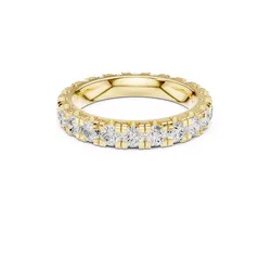 Full Eternity Round Diamond Wedding Band STL 3DM CAD 3D print model