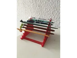 Hair stick shelf