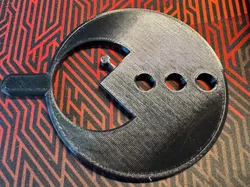Pacman Coffee Stencil - Free 3D Print Model