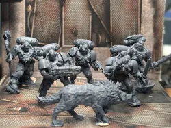 Space Canine Sneaky Guys with their pet Doggo - Free 3D Print Model