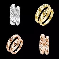 Twisted Wedding Band Ring CAD STL 3DM Couple Jewelry Design 3D print model