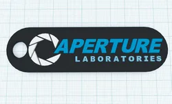Aperture Science + Science Innovators Keychains