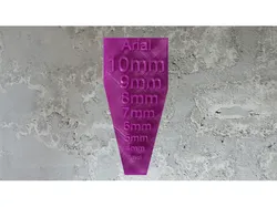 Font Test Objects