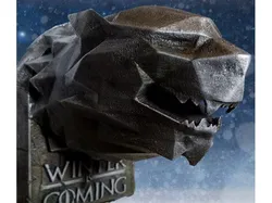 House Stark Direwolf Plaque