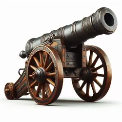 Old War Canon 3D Model 3D print model