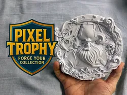 Pixel Trophy – LeChuck The Curse of Monkey Island - Free 3D Print Model