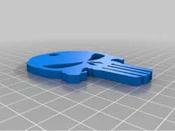 Punisher Keychain