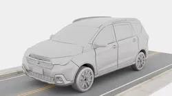 XL7 SUV - High Detail 1 64 Scale for 3D Printing 3D print model