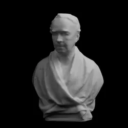 Bryan Waller Procter bust at The National Portrait Gallery, London