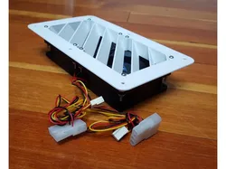 Dual 80mm fan exhaust vent