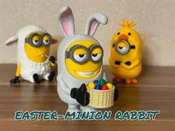Fan Art Easter Minion Bunny - Free 3D Print Model