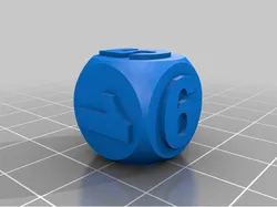 Numbered Die/Dice