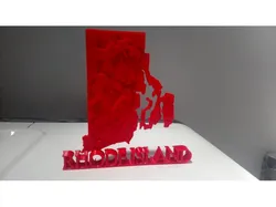 Rhode Island Topographical Map