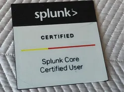Splunk Core Certified User | Badge - Free 3D Print Model