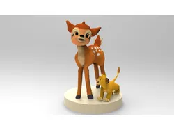 Bambi and Simba