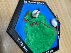 Bonaventure Island (Northern Gannet Island) - Gaspé, Quebec - Free 3D Print Model