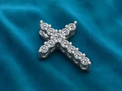 Cross Gold Luxury Diamonds Gold 3D print model