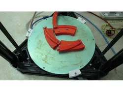 Delta raised heated bed mount for 2020 aluminium profile