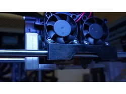 Flashforge dual extrusion air duct