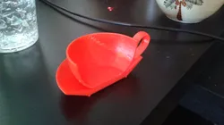 (Mad Hatter) Half Tea Cup and Plate