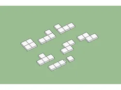 Piezas para Tetris de mesa