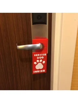 Service Dog Door Hanger