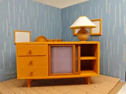 Side Cabinet with Drawers - Free 3D Print Model