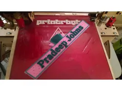 Art Deco (ish) Nameplate