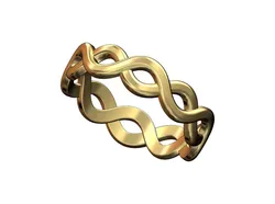 Celtic braid band US sizes 5to10 3D print model