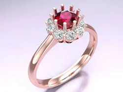 Diamond Ring - Womens Rings - N442104 3D print model