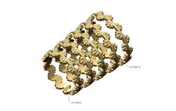 Overlapping rose flower eternity band US sizes 6to10 3D print model