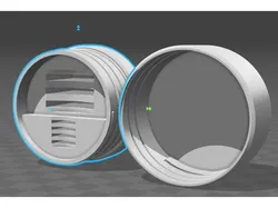 Threaded SD card holder