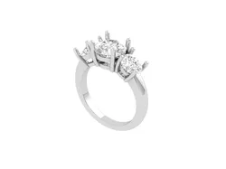 3 - Stone  ring 3D print model