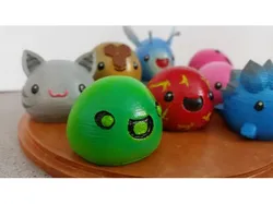 3D Printed Slimes [Slime Rancher] - Boom, Phosphor, Rad & Honey!