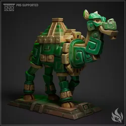 Camel Earth Elemental Companion - Aztec Inspired
