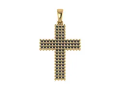 Cross Pendant 19 stl 3D print model
