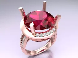 Diamond Ring - Womens Rings - N416249 3D print model