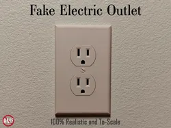 Fake Electric Outlet -UltraRealistic Prank Edition - Free 3D Print Model